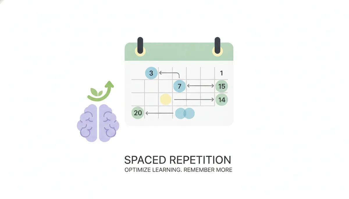 Spaced repetition illustration